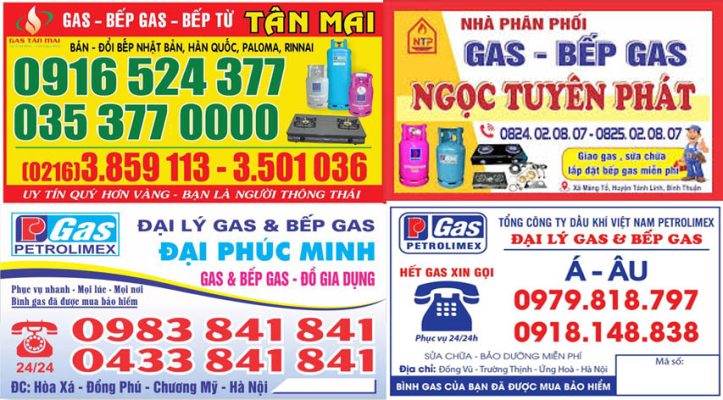 Công dụng của decal giấy dán bình gas