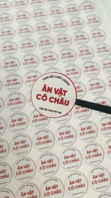 in tem nhãn đa dạng chất liệu